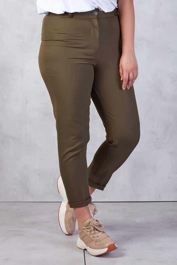 BELİ LASTİKLİ DUBLE PAÇA PANTOLON