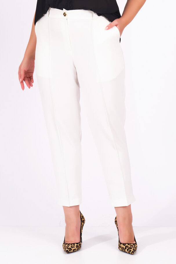 BELİ LASTİKLİ KUMAŞ PANTOLON