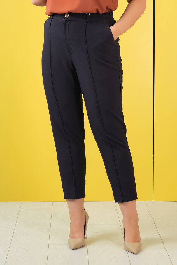 BELİ LASTİKLİ KUMAŞ PANTOLON