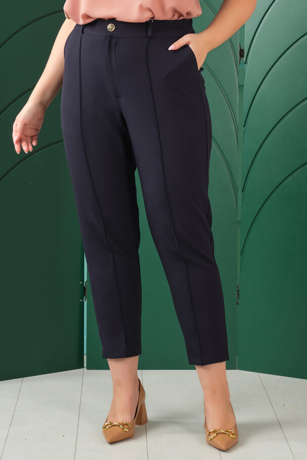 BELİ LASTİKLİ KUMAŞ PANTOLON