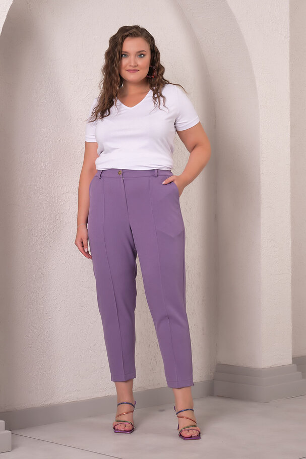BELİ LASTİKLİ KUMAŞ PANTOLON
