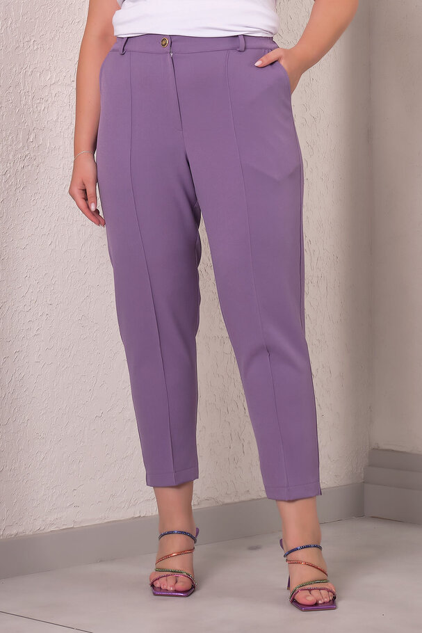 BELİ LASTİKLİ KUMAŞ PANTOLON