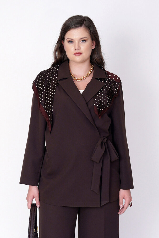 BELTED BLAZER JACKET