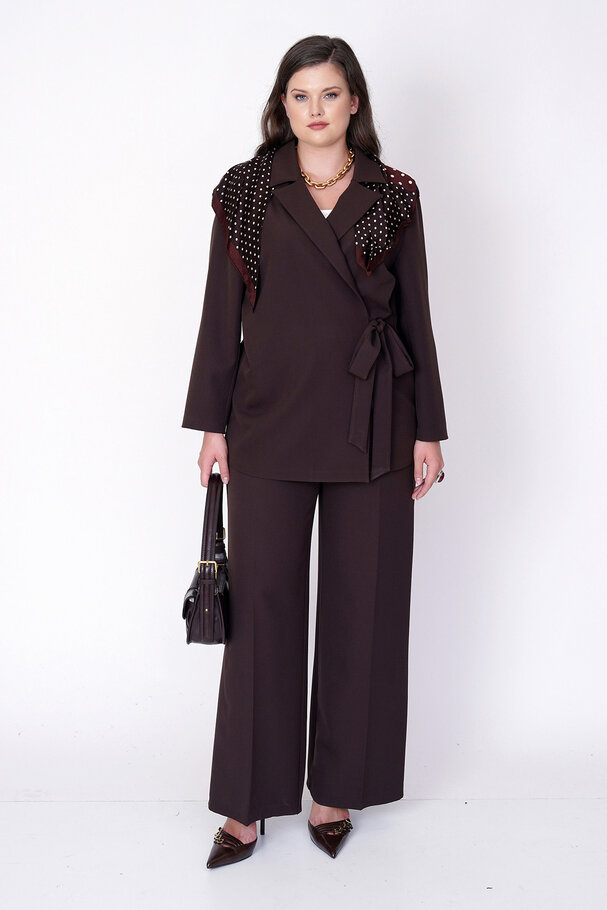BELTED BLAZER JACKET