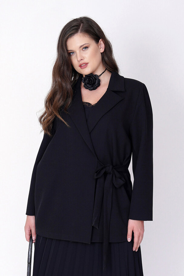 BELTED BLAZER JACKET