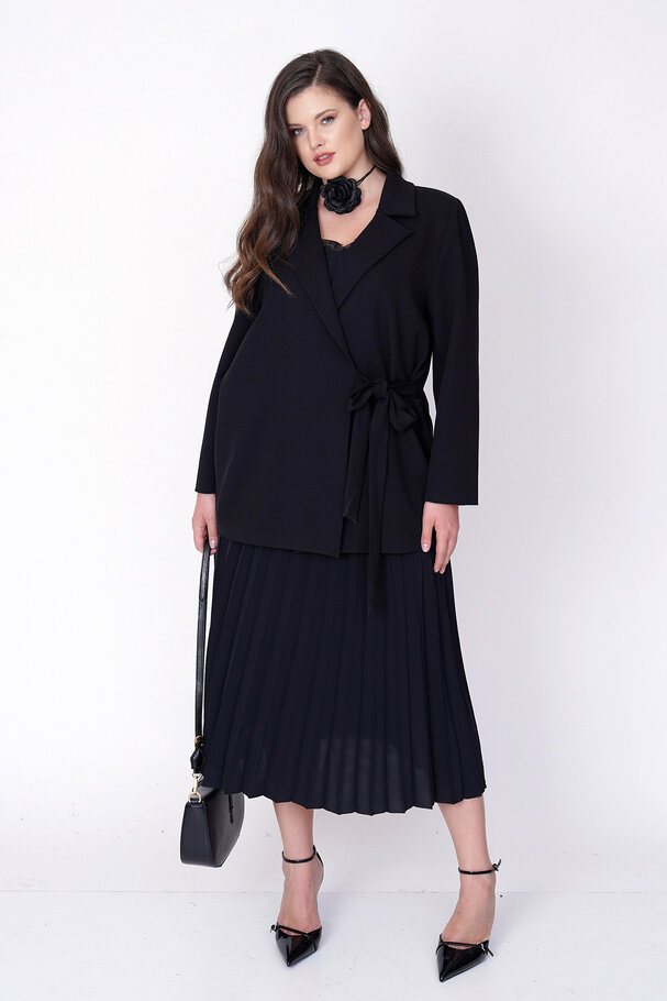 BELTED BLAZER JACKET