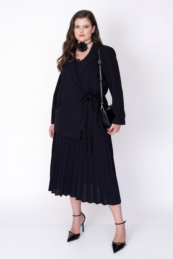 BELTED BLAZER JACKET