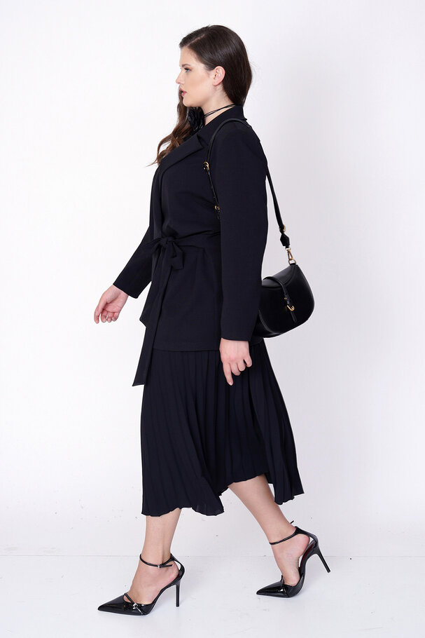 BELTED BLAZER JACKET