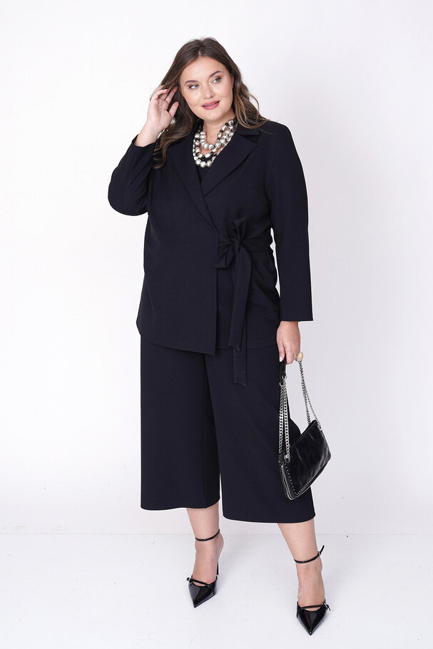 BELTED BLAZER JACKET