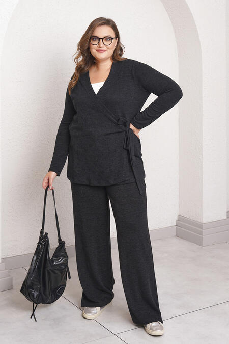 54582 - BELTED KNIT SET