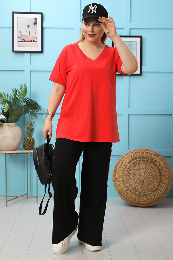 V-NECK BASIC T-SHIRT