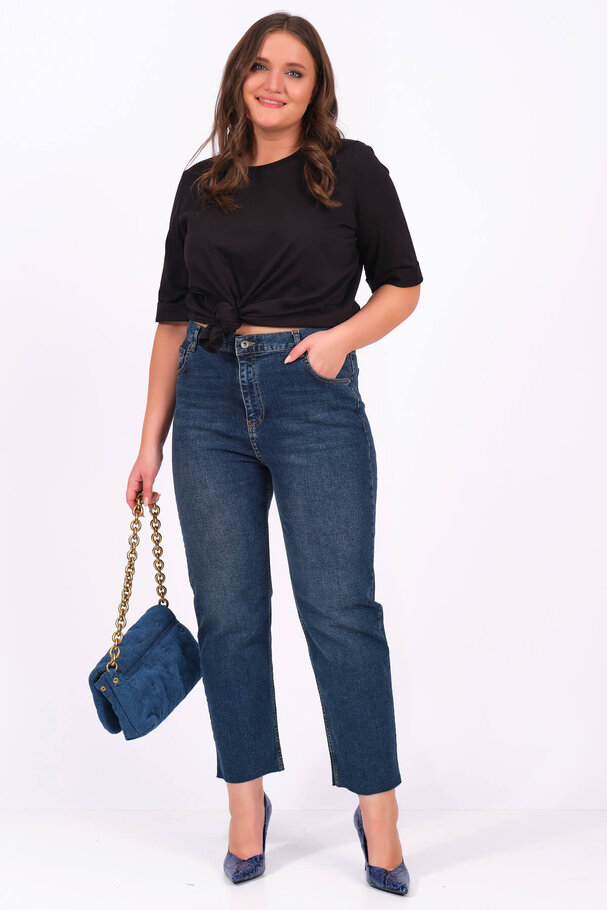BOOTCUT KESİK PAÇA JEAN