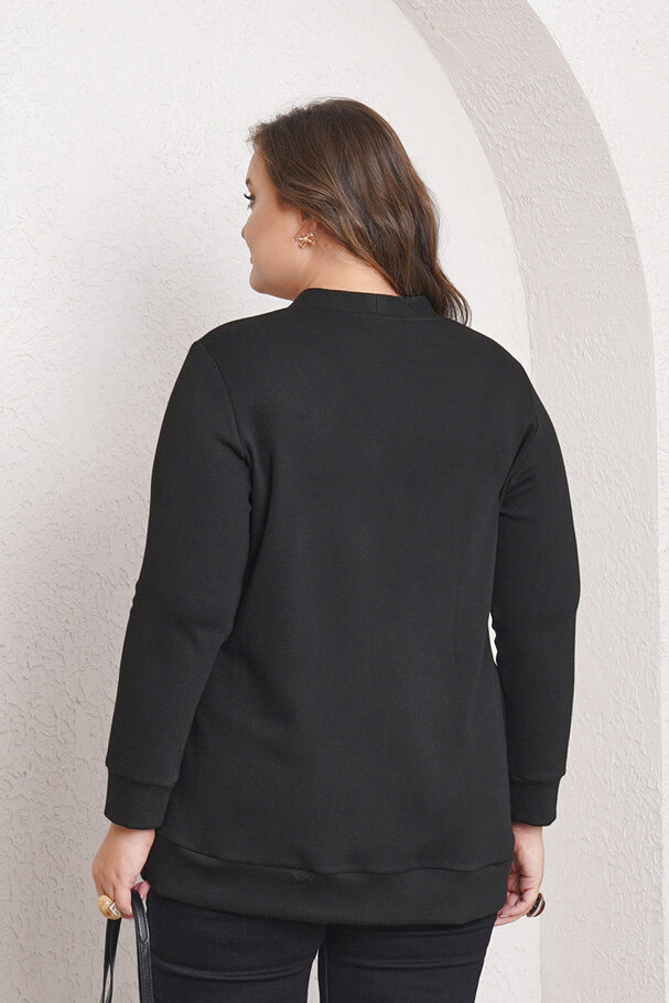 BOW-DETAIL KNIT CARDIGAN