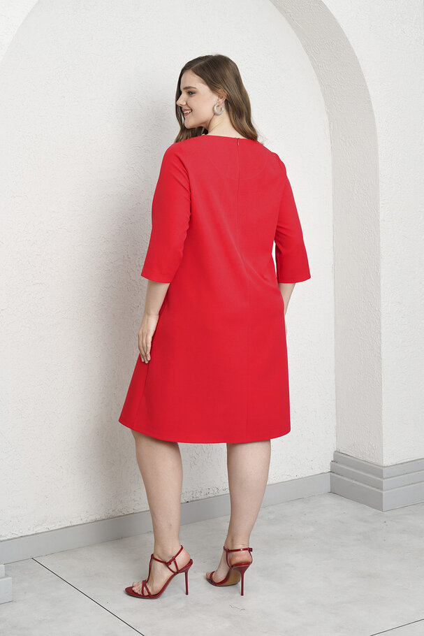 BOW STONE DETAIL DRESS