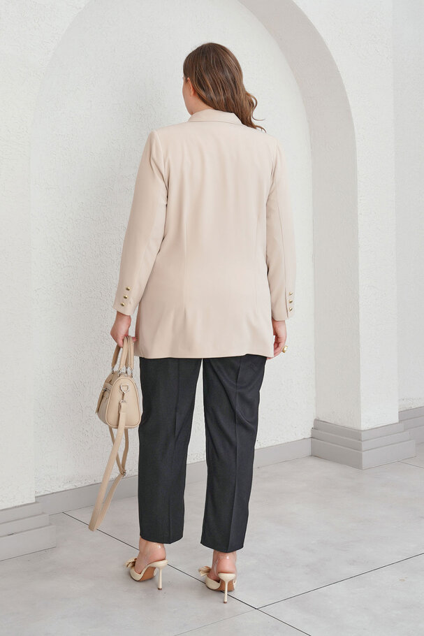 ASTARLI KRUVAZE BLAZER CEKET