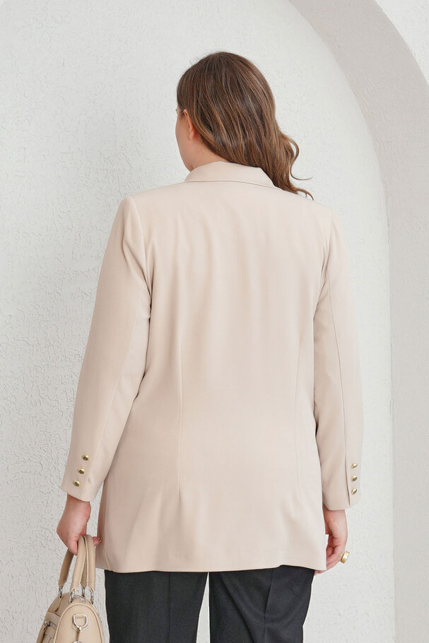 ASTARLI KRUVAZE BLAZER CEKET