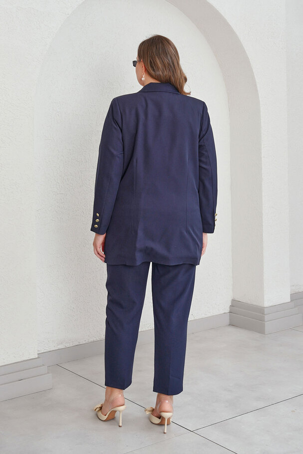 ASTARLI KRUVAZE BLAZER CEKET