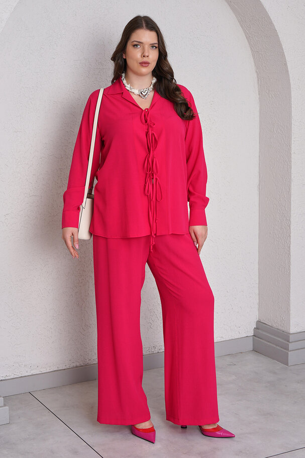 BAĞCIK DETAYLI BÜRÜMCÜK ALT - ÜST TAKIM