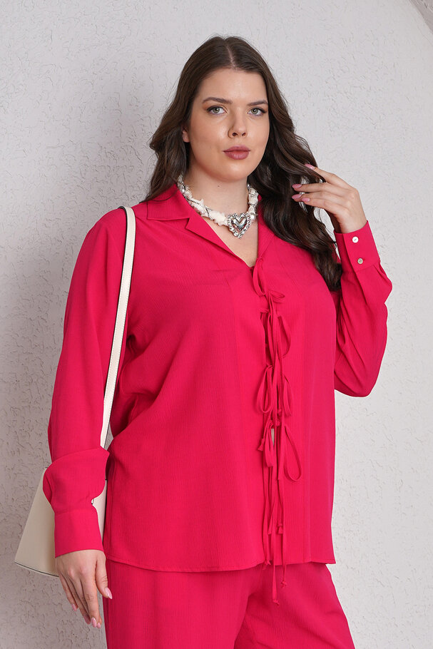 BAĞCIK DETAYLI BÜRÜMCÜK ALT - ÜST TAKIM