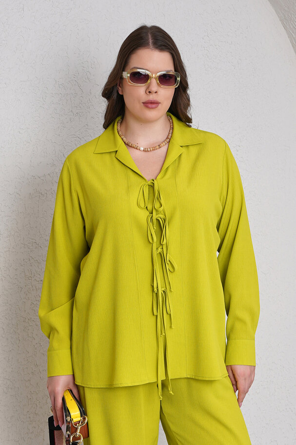 BAĞCIK DETAYLI BÜRÜMCÜK ALT - ÜST TAKIM