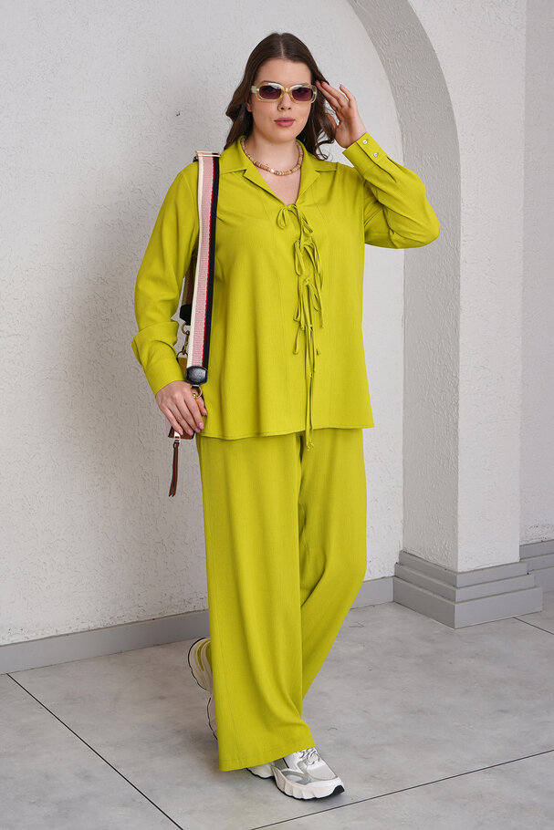 BAĞCIK DETAYLI BÜRÜMCÜK ALT - ÜST TAKIM