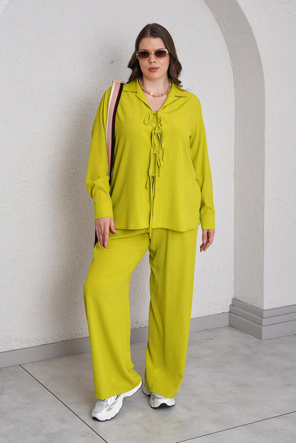 BAĞCIK DETAYLI BÜRÜMCÜK ALT - ÜST TAKIM