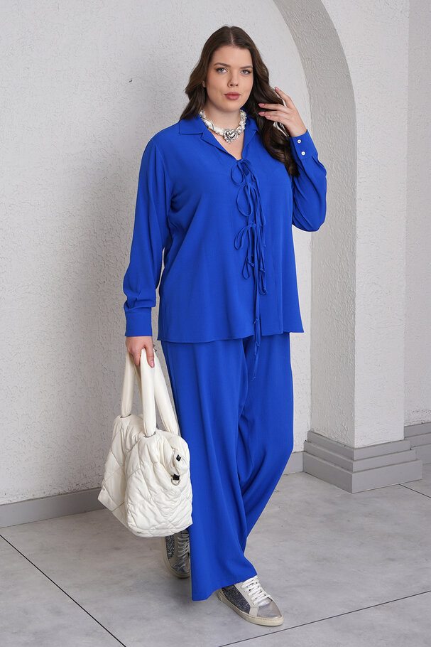 BAĞCIK DETAYLI BÜRÜMCÜK ALT - ÜST TAKIM