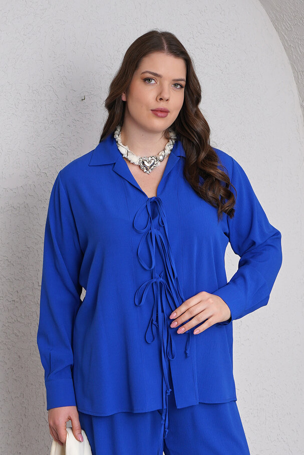 BAĞCIK DETAYLI BÜRÜMCÜK ALT - ÜST TAKIM