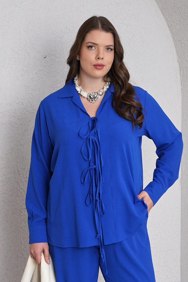 BAĞCIK DETAYLI BÜRÜMCÜK ALT - ÜST TAKIM