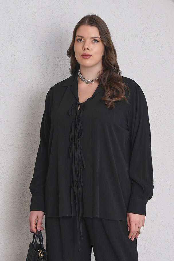 BAĞCIK DETAYLI BÜRÜMCÜK ALT - ÜST TAKIM