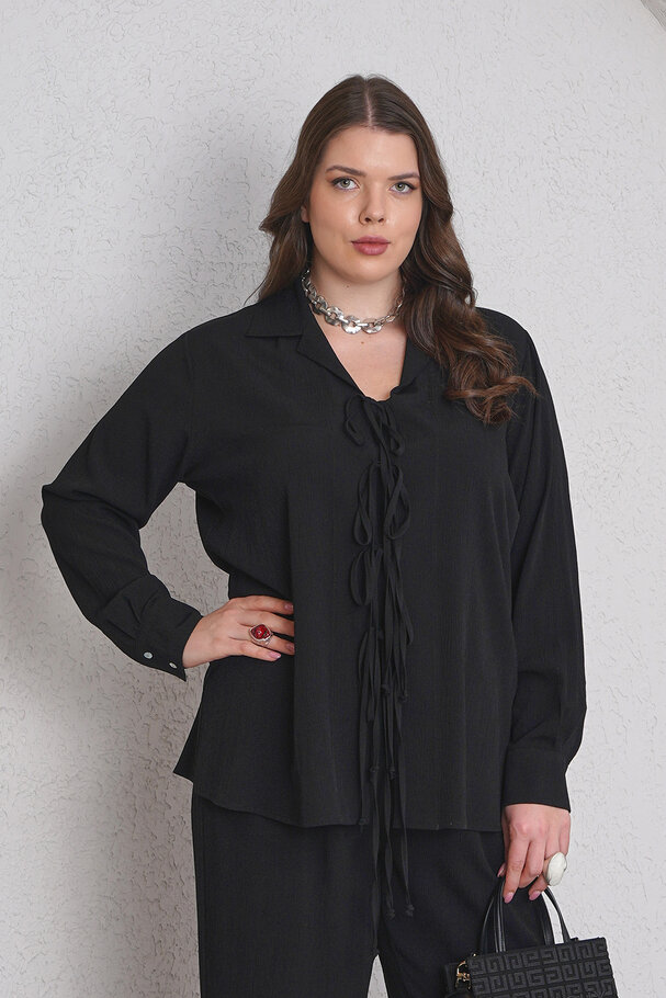 BAĞCIK DETAYLI BÜRÜMCÜK ALT - ÜST TAKIM