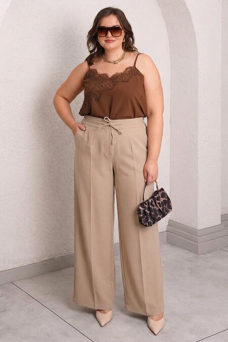  - BAĞCIKLI GENİŞ PAÇA KREP PANTOLON (1)