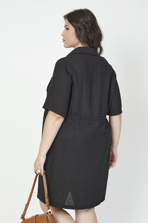 BAMBU KETEN YAKALI ELBİSE