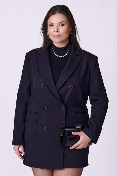 54455 - BASIC KRUVAZE BLAZER CEKET