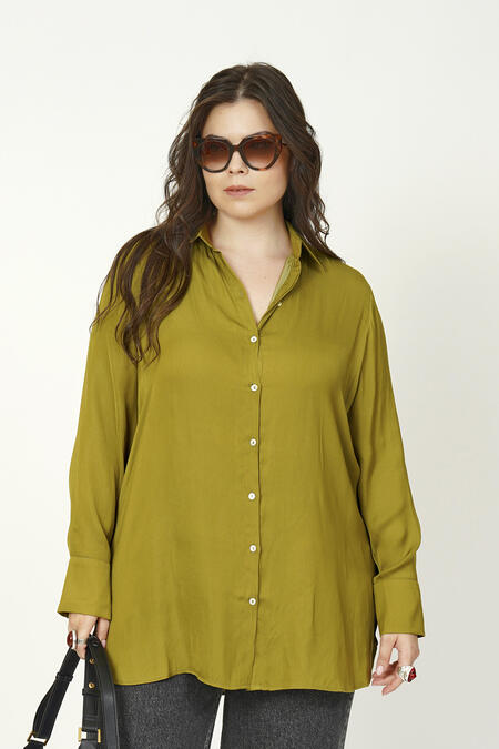 Büyük Moda - BASIC SATEN GÖMLEK (1)