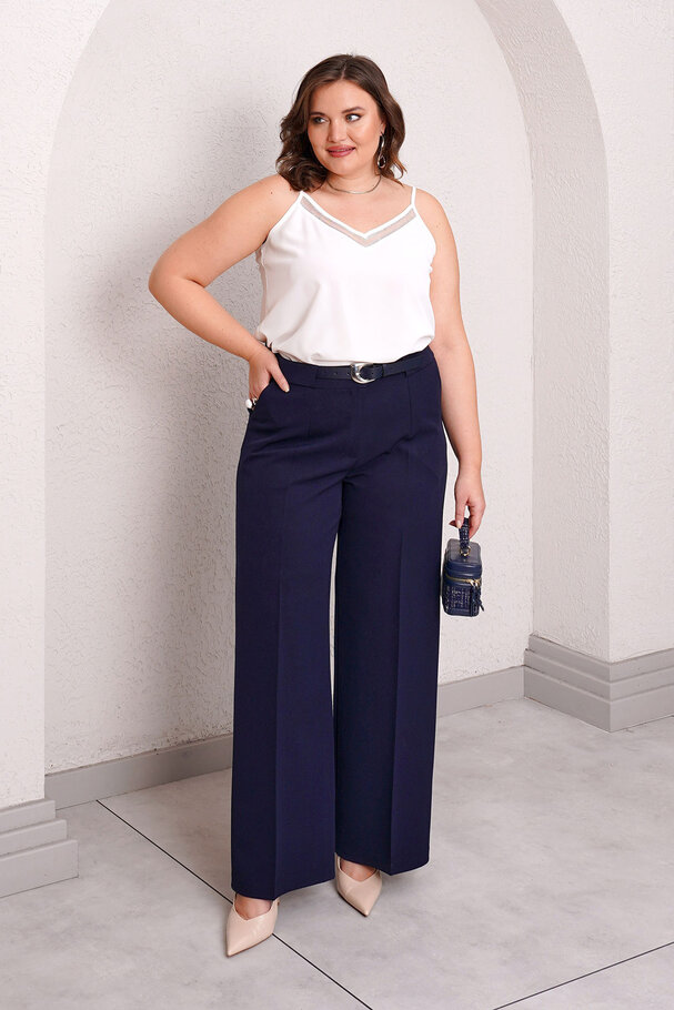 BELİ KEMERLİ BOL PAÇA PANTOLON