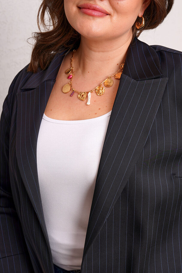 ÇİZGİLİ BLAZER CEKET