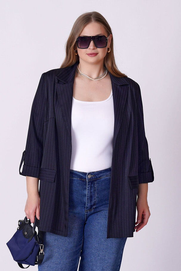 ÇİZGİLİ BLAZER CEKET