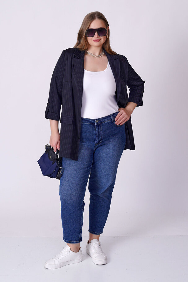 ÇİZGİLİ BLAZER CEKET