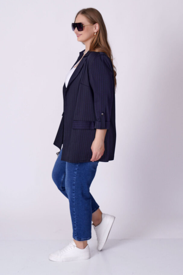 ÇİZGİLİ BLAZER CEKET