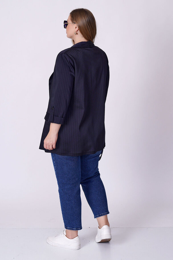 ÇİZGİLİ BLAZER CEKET