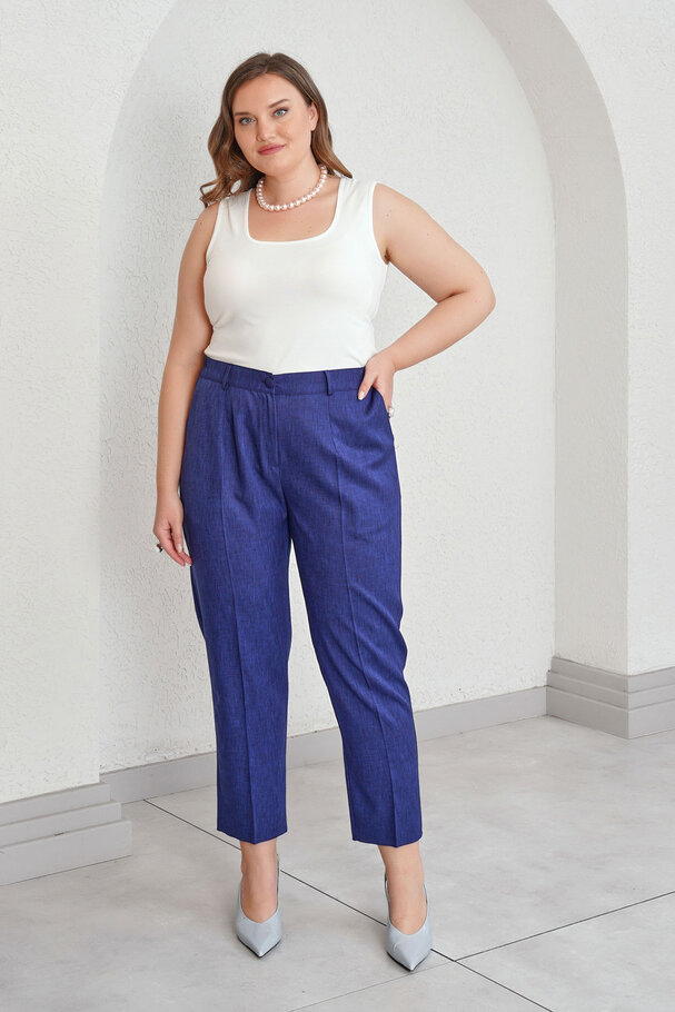 ÇİZGİLİ BLAZER CEKET - PANTOLON TAKIM 