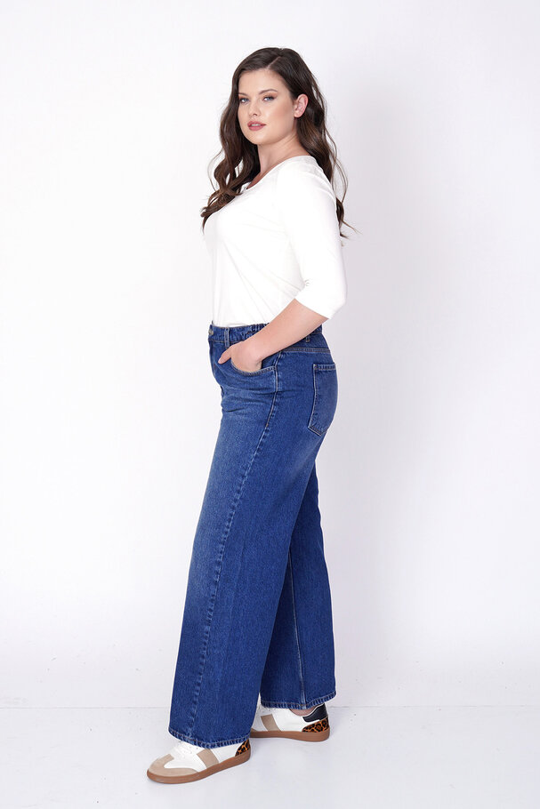 DÜZ KESİM YÜKSEK BEL JEAN