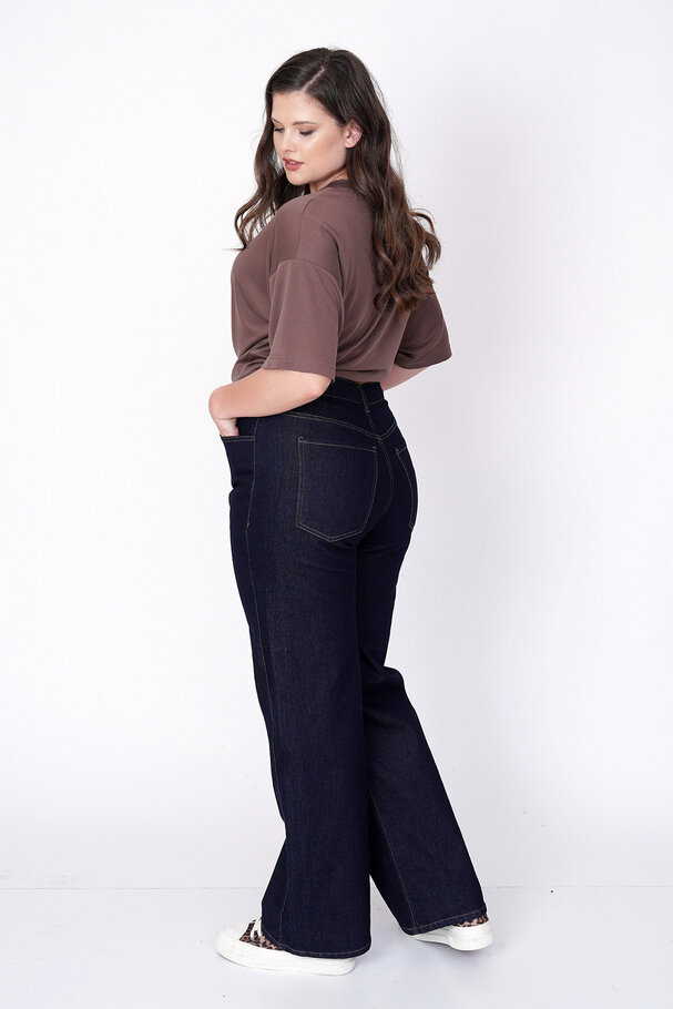 DÜZ KESİM YÜKSEK BEL JEAN