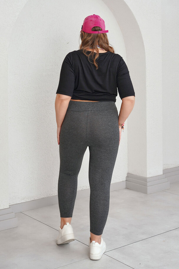 ETİKET DETAYLI PENYE TOPARLAYICI TAYT