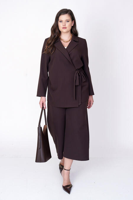 Büyük Moda - KUŞAKLI BLAZER CEKET (1)