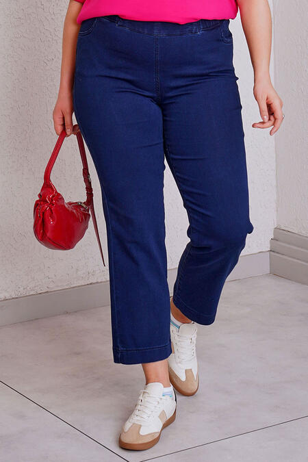  - LİKRALI BELİ LASTİKLİ MOM JEAN +54 (1)