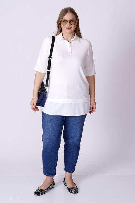  - MODAL POLO YAKA SATEN MİXLİ TİŞÖRT (1)