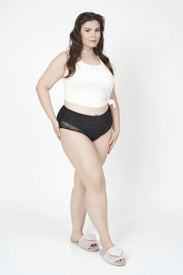 ÖNÜ ÇİFT KAT DANTEL KÜLOT