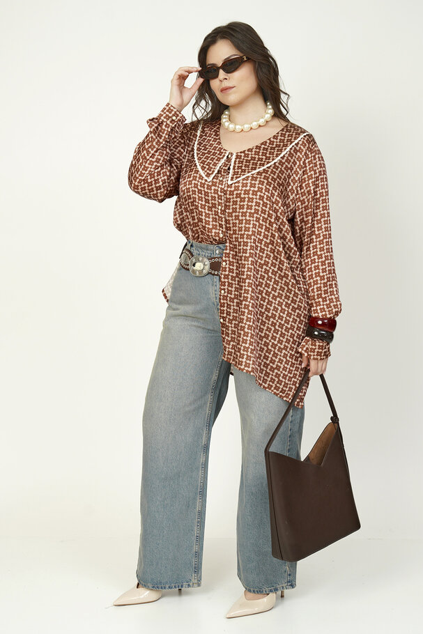 RETRO BEBE YAKA GÖMLEK